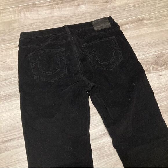 True Religion Halle Midrise Super Skinny Black Corduroy EUC - Picture 11 of 12
